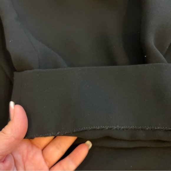 DIANE VON FURSTENBERG Tali Crop Top Open Back Cropped Wide Leg Jumpsuit black,12 - Picture 13 of 16